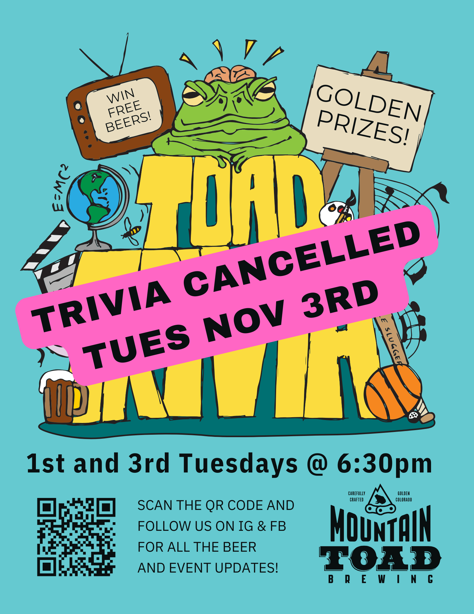 cancelled - Toad Trivia!