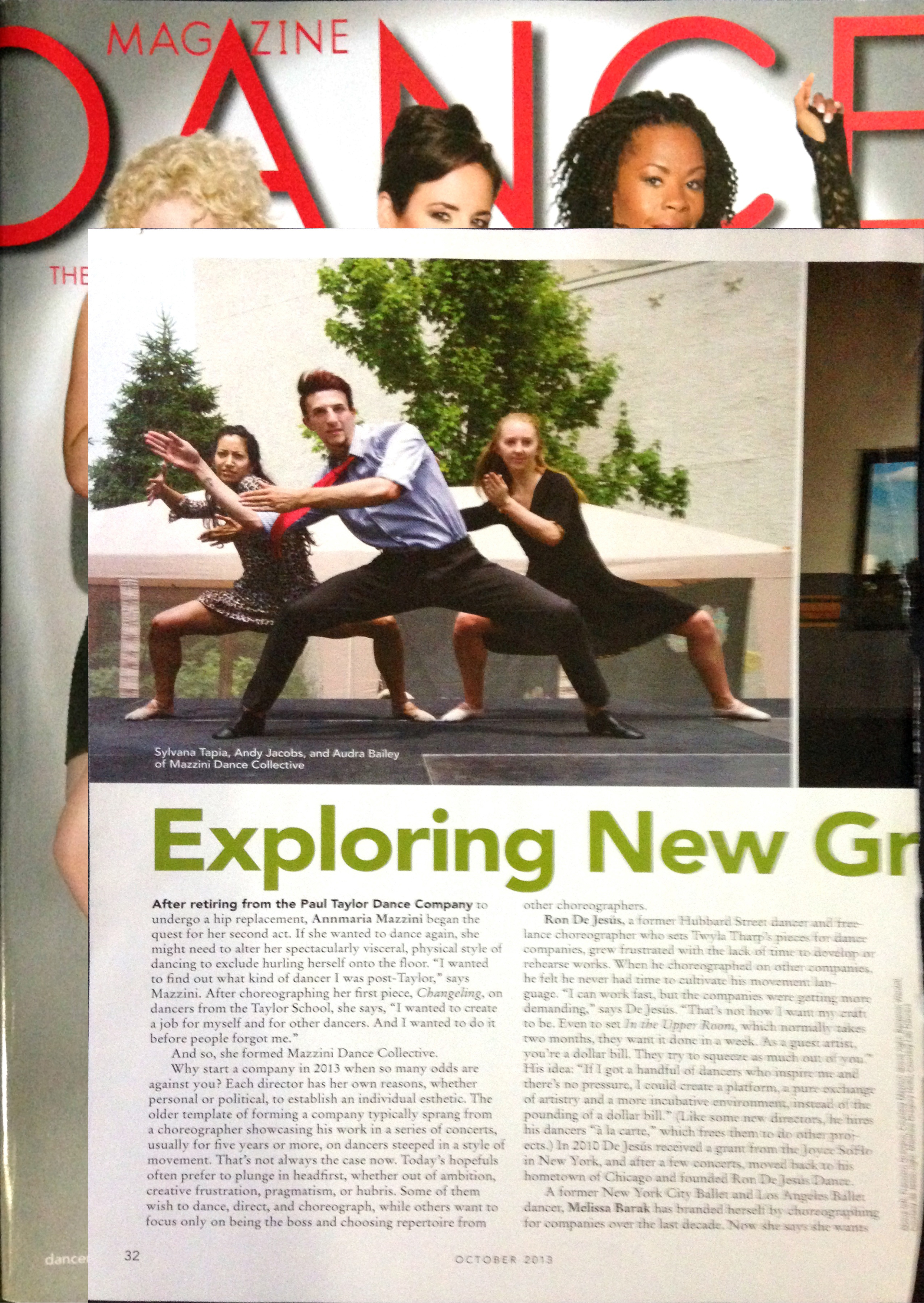 Dance Magazine, October 2013