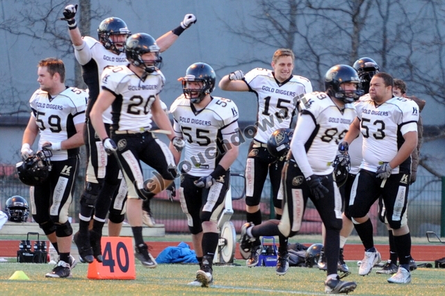 Søllerød Gold Diggers - EFL Quarterfinal bound © touchdown.fi