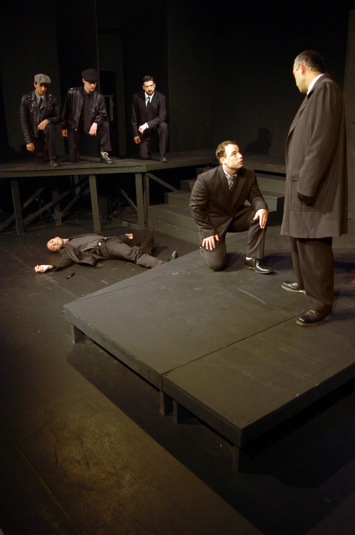    Chris Liaghat (Martius), Matthew Reiff (Quintus), Tom Dresner (Lucius), Steve Bologna (Marcus), Aaron Texiera (Titus).  
 Scenic Design by Javier Rodriguez, Costume Design by Ben Randle, Dresses by Mr. David, Lighting Design by Nick Brandon  