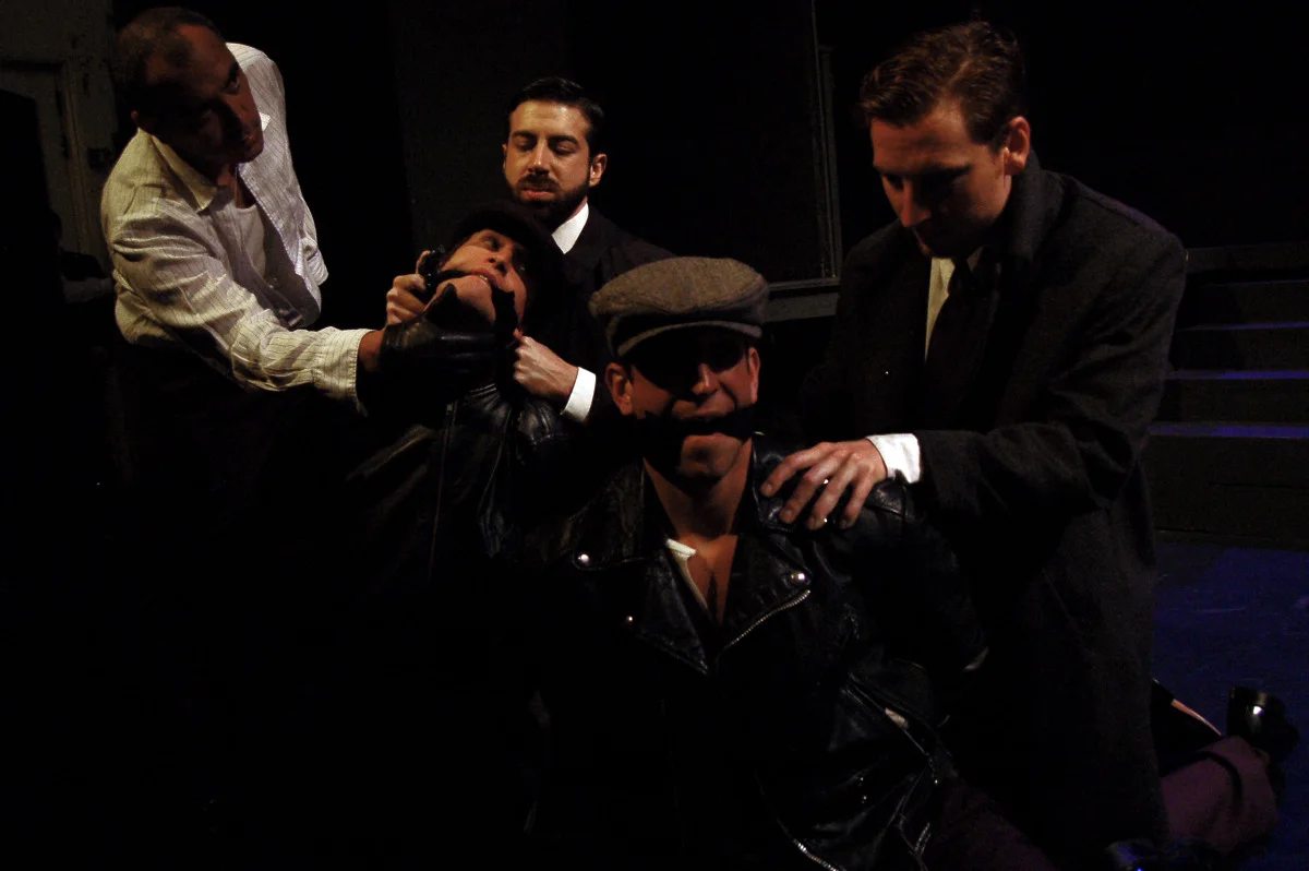    Aaron Texiera (Titus), Tom Dresner (Lucius), John Lutz (Chiron), Anthony Lerner (Demetrius), Dustin North (Goth).  
 Scenic Design by Javier Rodriguez, Costume Design by Ben Randle, Dresses by Mr. David, Lighting Design by Nick Brandon  