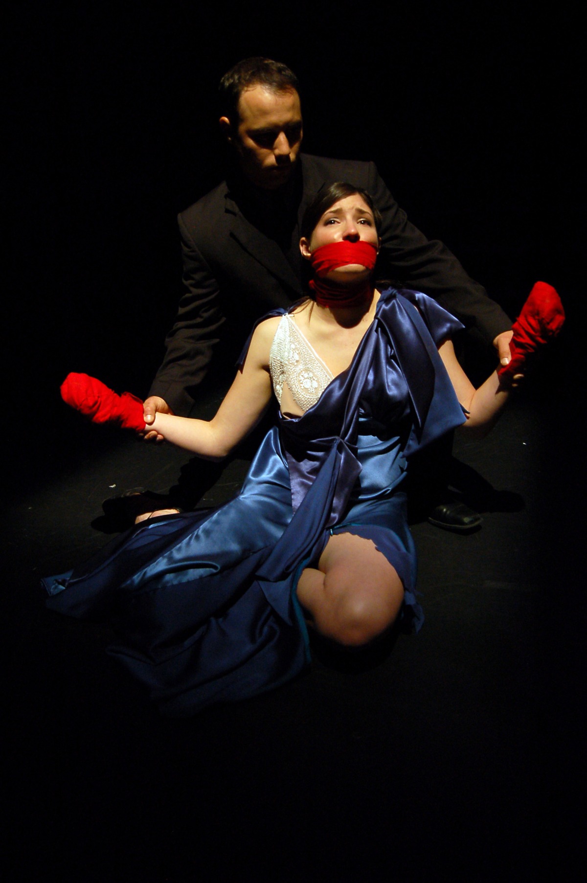    Steve Bologna (Marcus), Sarah Chaney (Lavinia).  
 Scenic Design by Javier Rodriguez, Costume Design by Ben Randle, Dresses by Mr. David, Lighting Design by Nick Brandon  