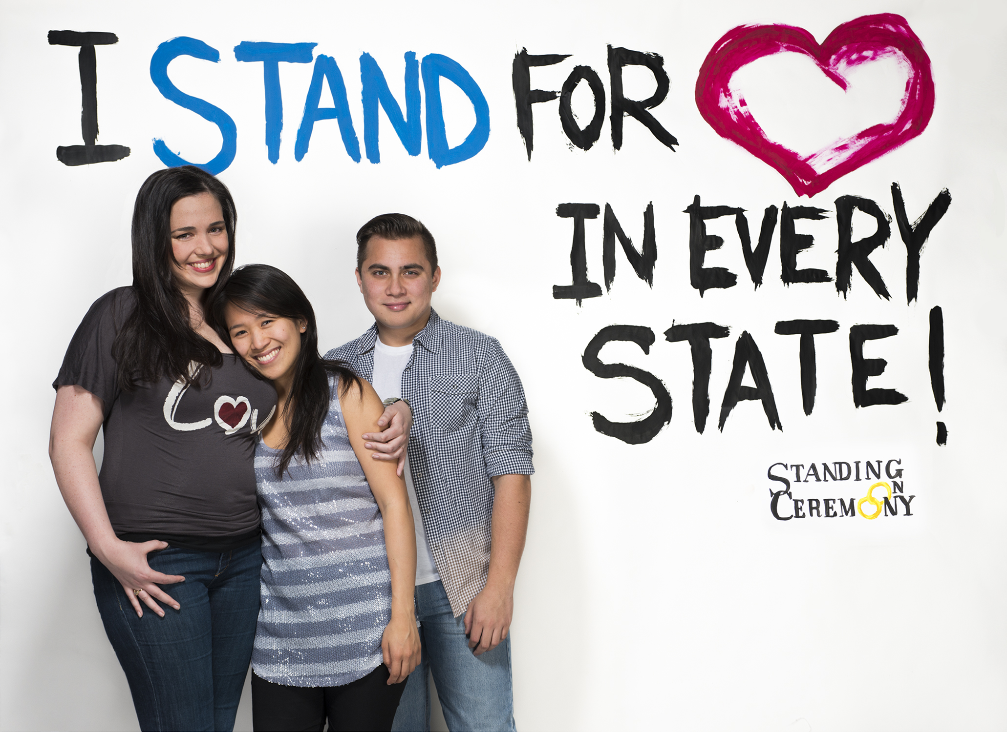 Publicity Image, Standing On Ceremony, 2014 - New Conservatory Theatre Center Photography by Lois Tema. Art Direction by Ben Randle.