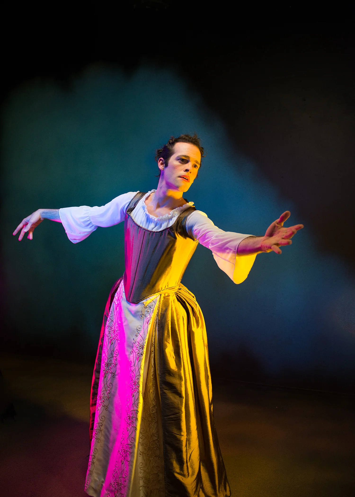 Publicity Image, Compleat Female Stage Beauty, 2015 - New Conservatory Theatre Center Photography by Lois Tema. Art Direction by Ben Randle.