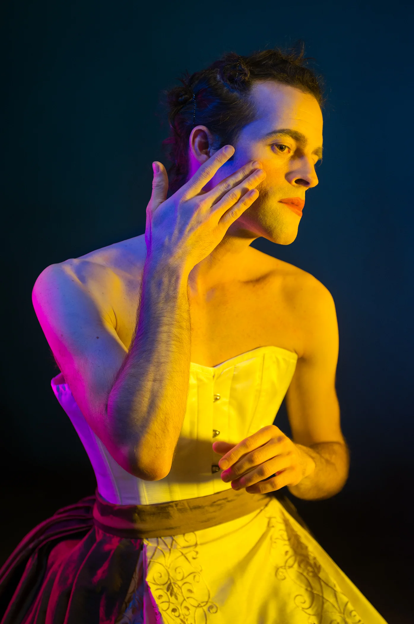 Publicity Image, Compleat Female Stage Beauty, 2015 - New Conservatory Theatre Center Photography by Lois Tema. Art Direction by Ben Randle.