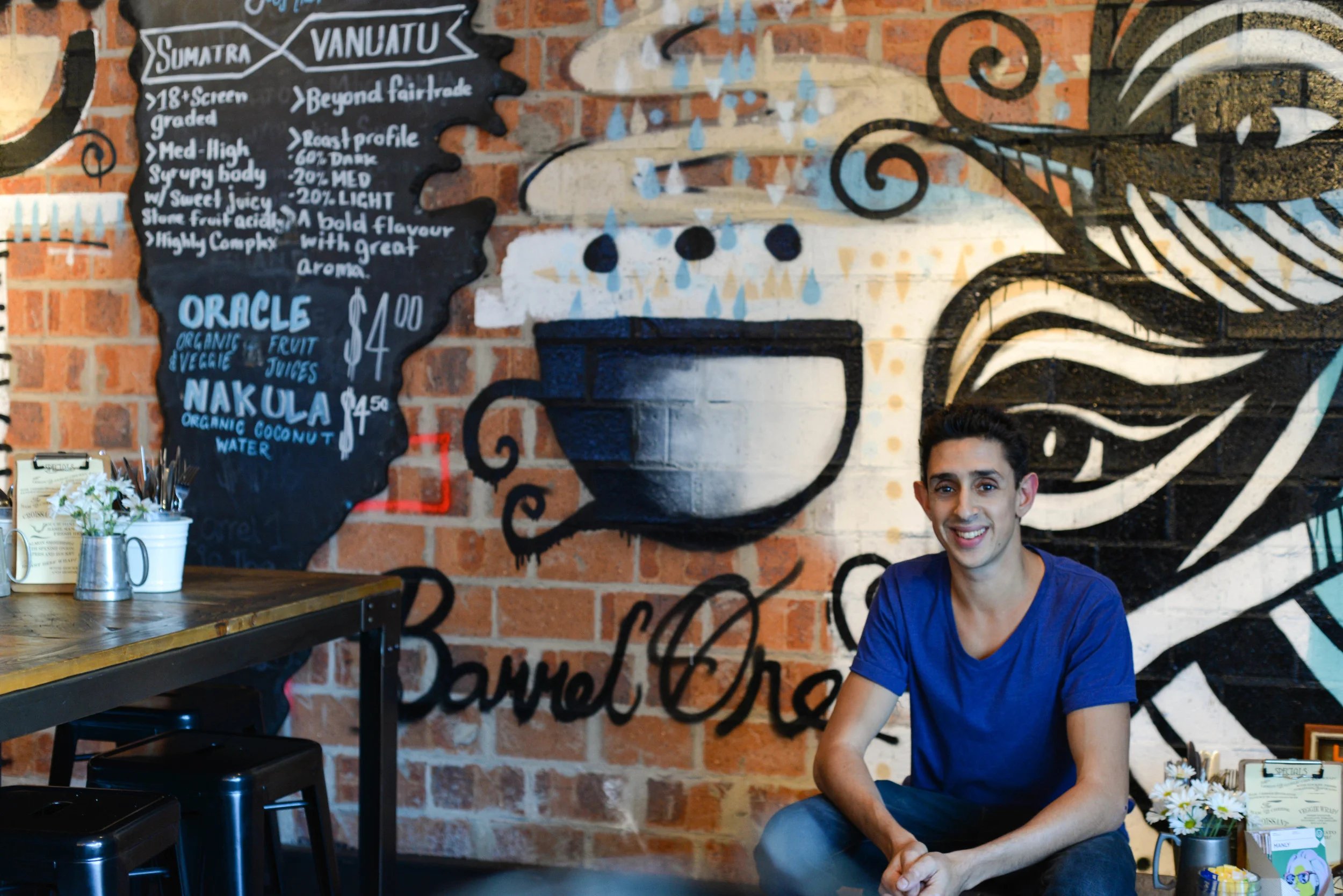 Dan from Barrel One Coffee Roasters