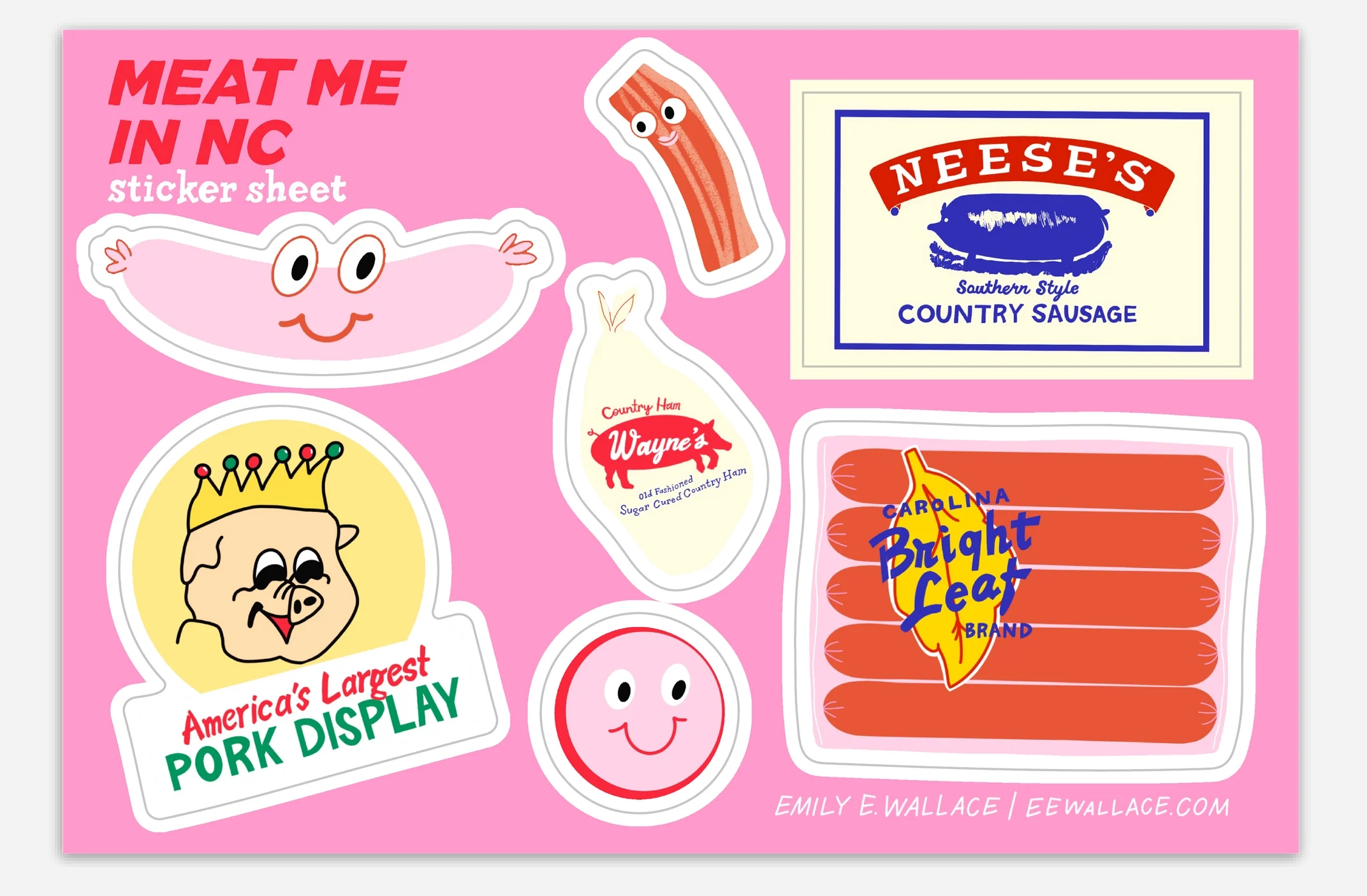 Wallace_Meat Me sticker.webp