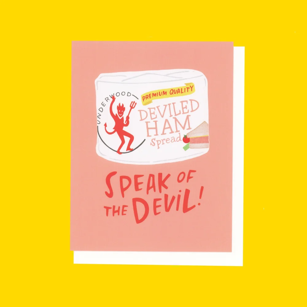 Deviled Ham Blank Card Emily Wallace Deviled Ham Blank Card Emily Wallace