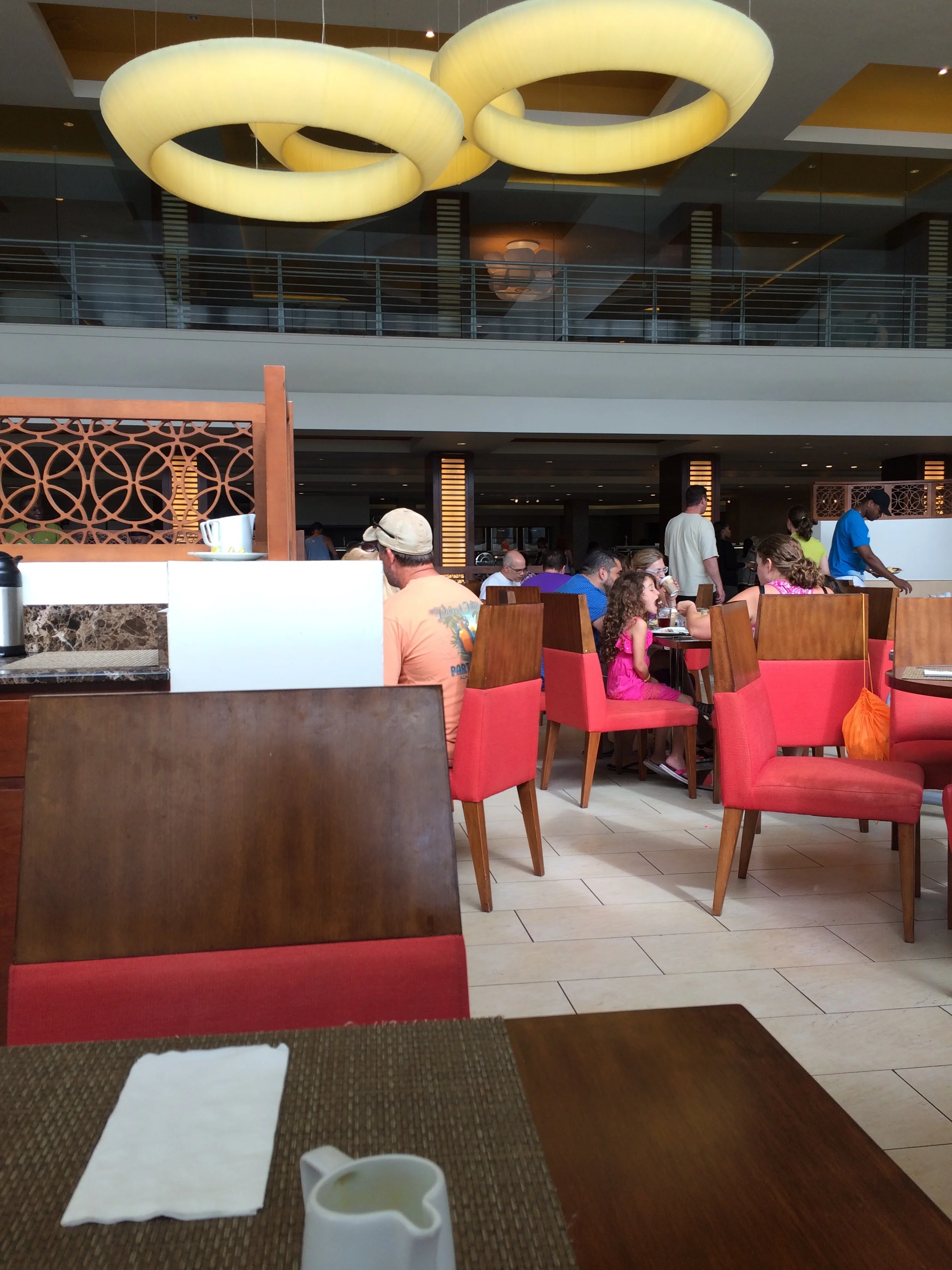 Buffet dining area