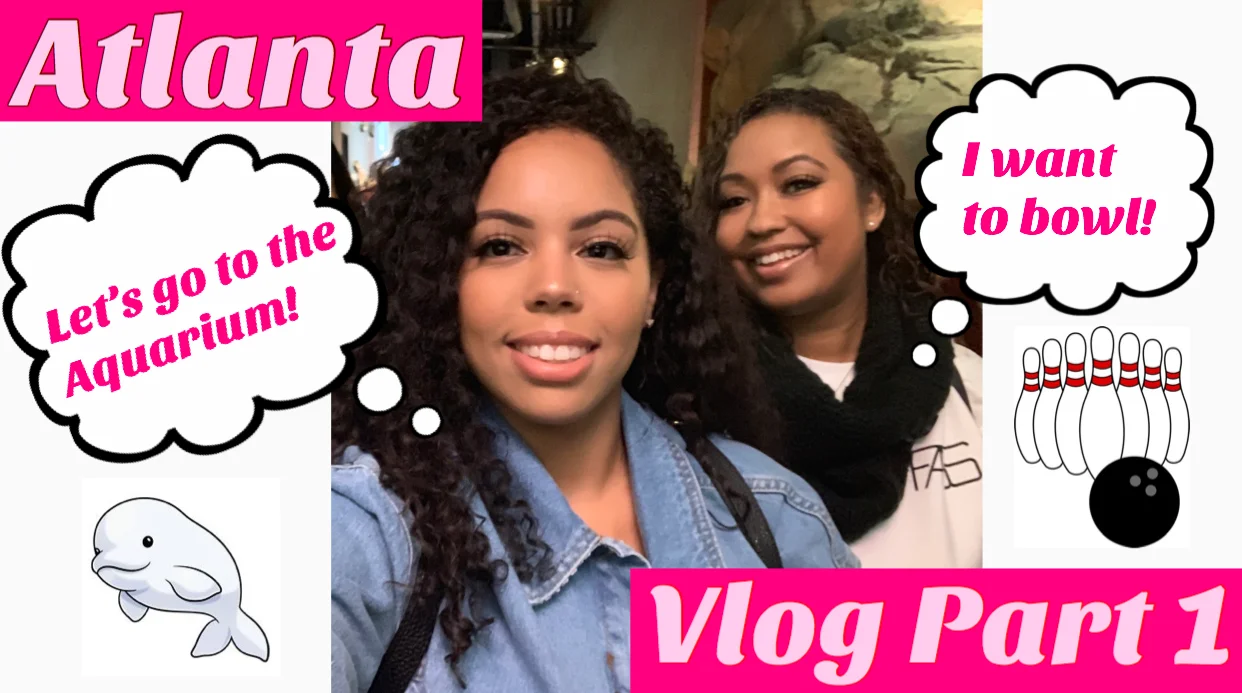 Atlanta Trip (Georgia Aquarium, Painted Pin, Rose Bar) | Vlog Part 1