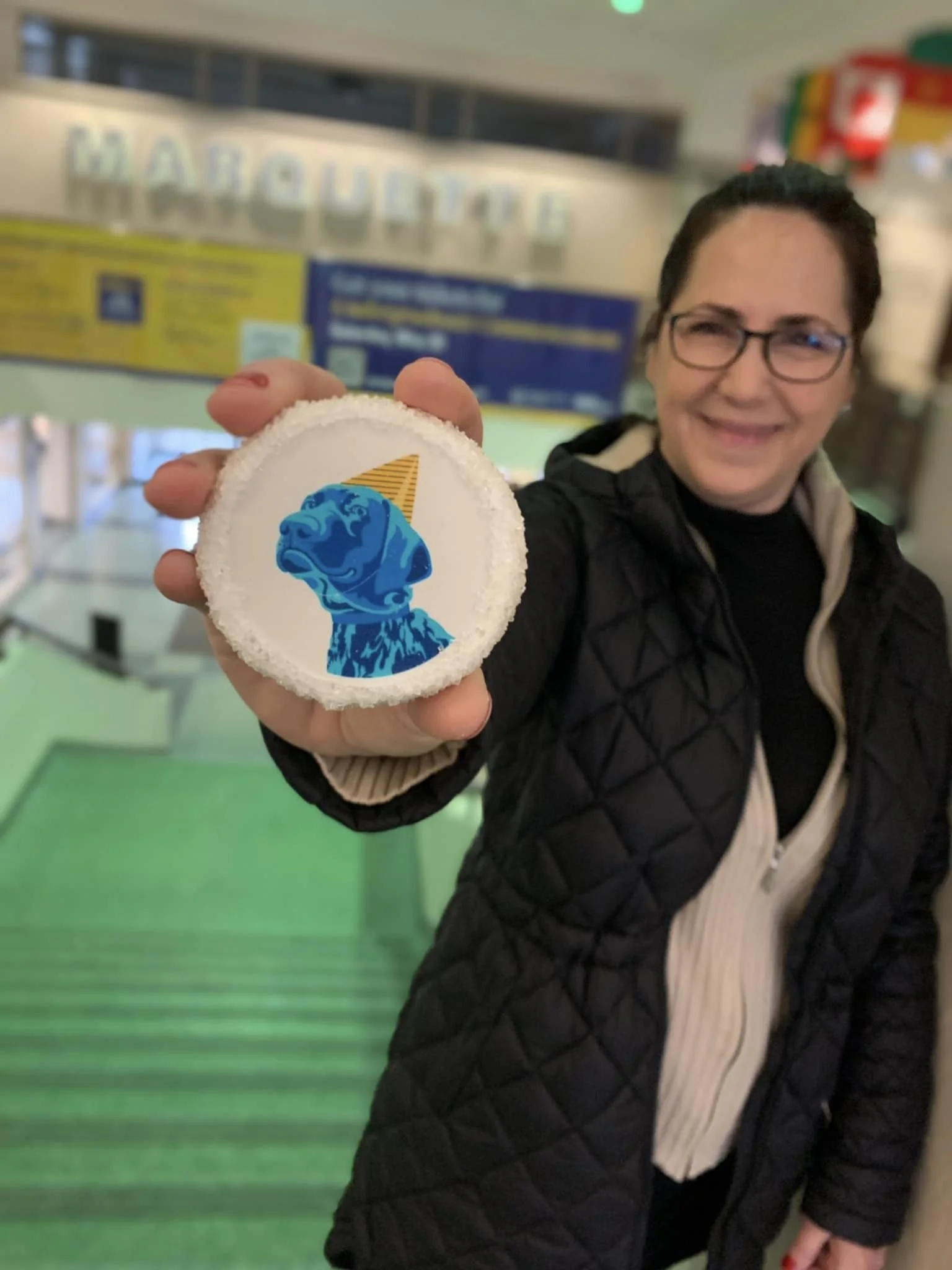 Marquette University Blue Cookies