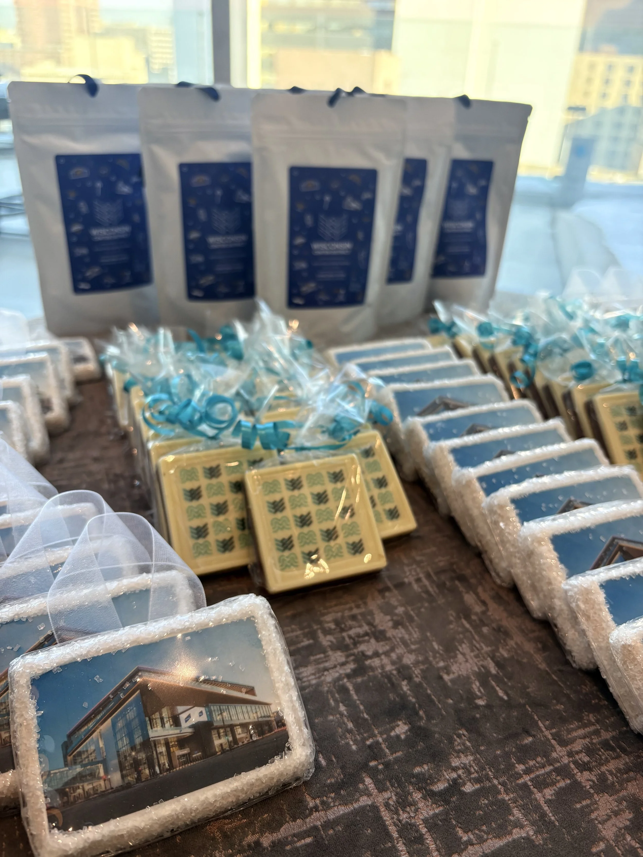 The best custom logo cookies by Edible Impressions