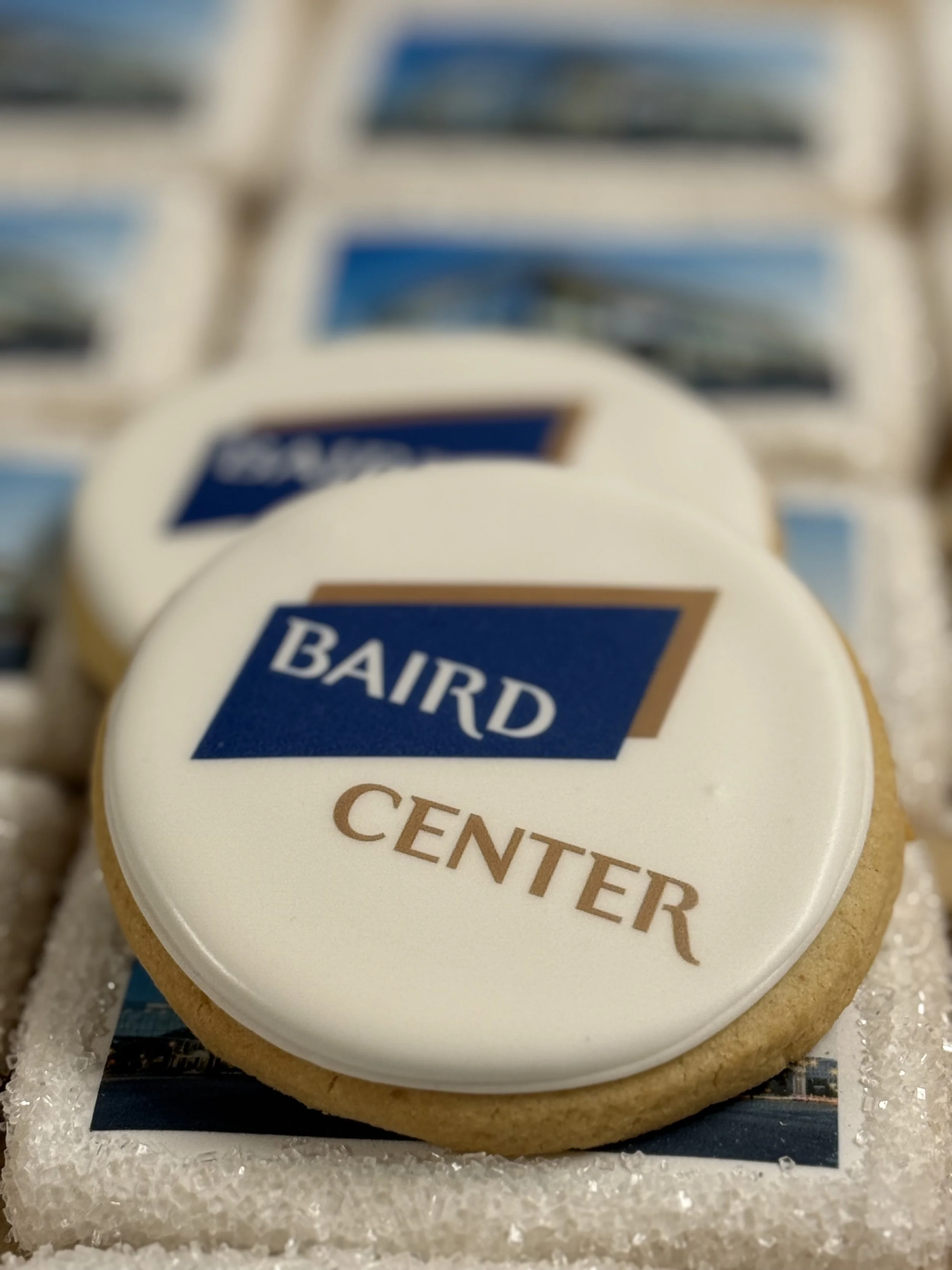 The best custom logo cookies by Edible Impressions