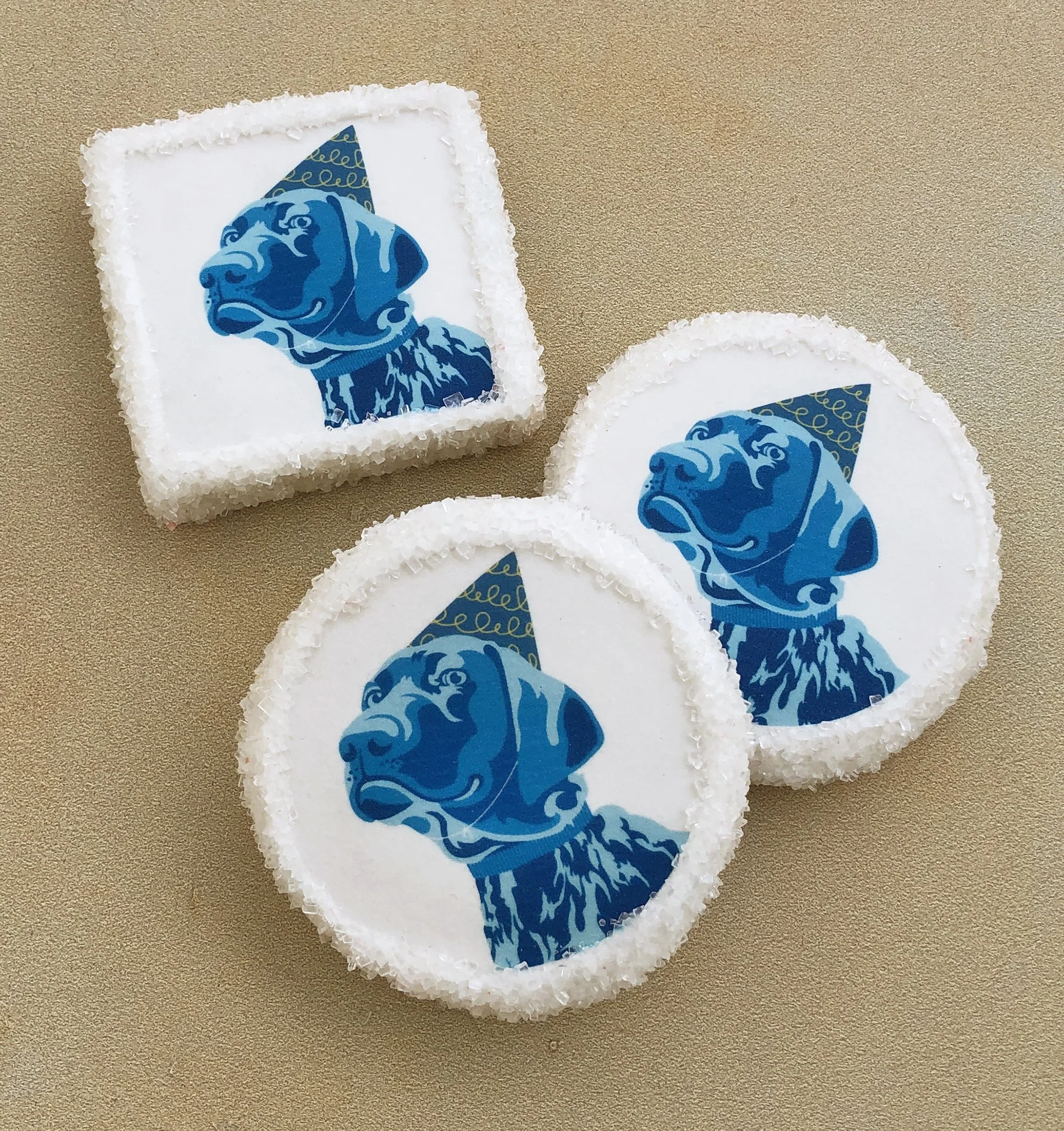 Marquette University Blue Cookies 