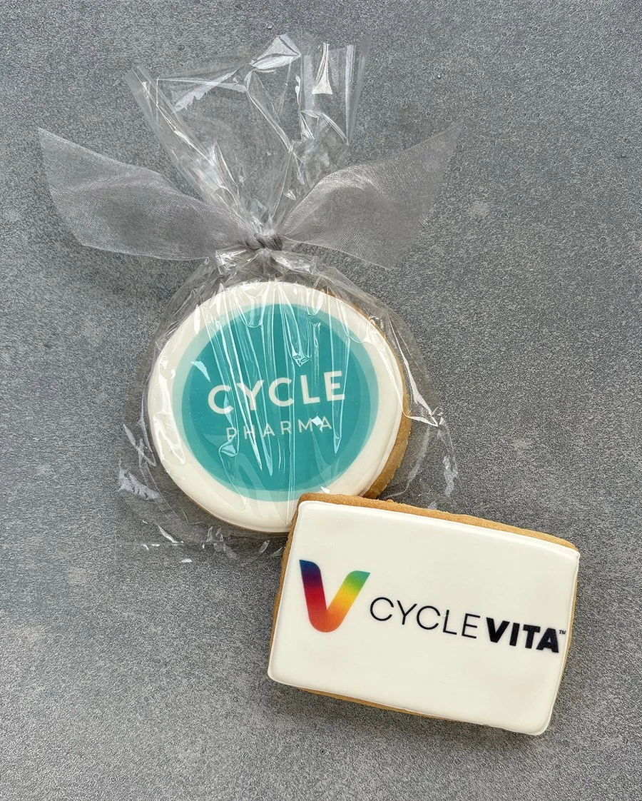 Cycle Parma custom logo cookies 