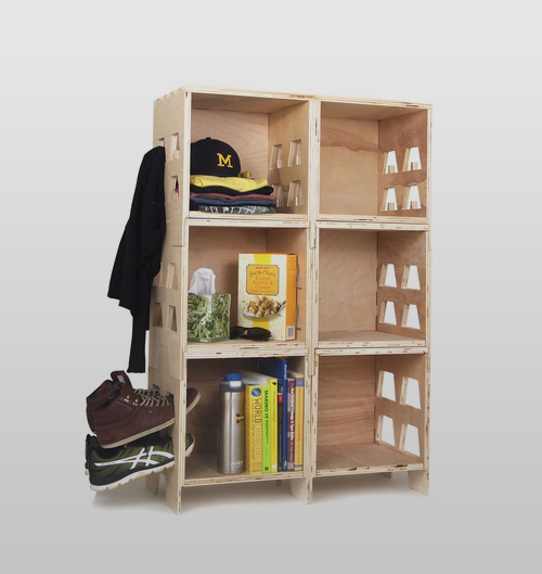 Assemble without glue or nails. Simply secure the pieces into place with the included hammer.