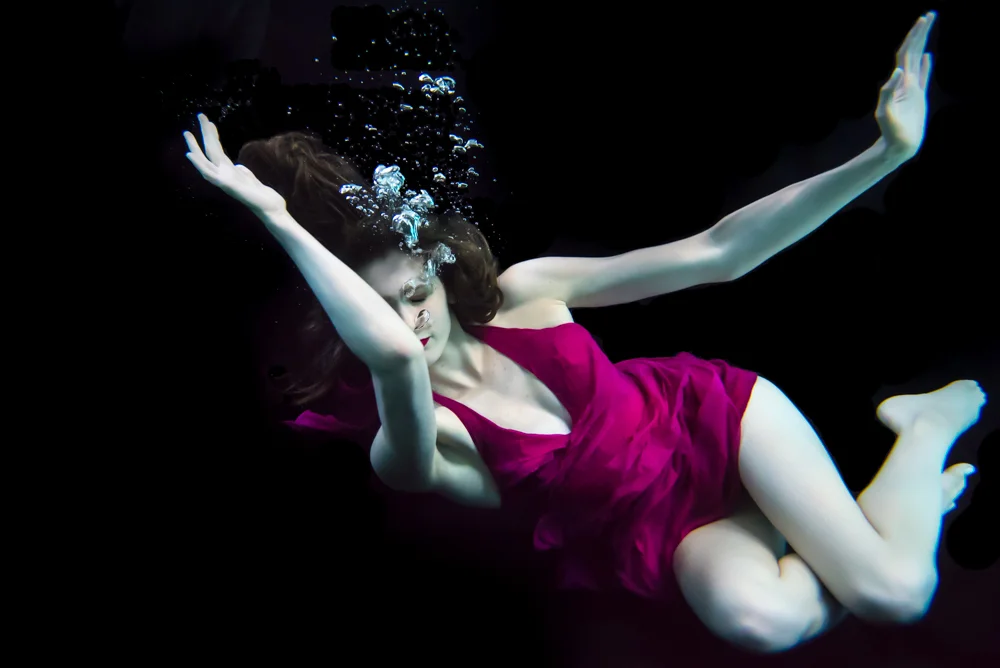  Underwater. 