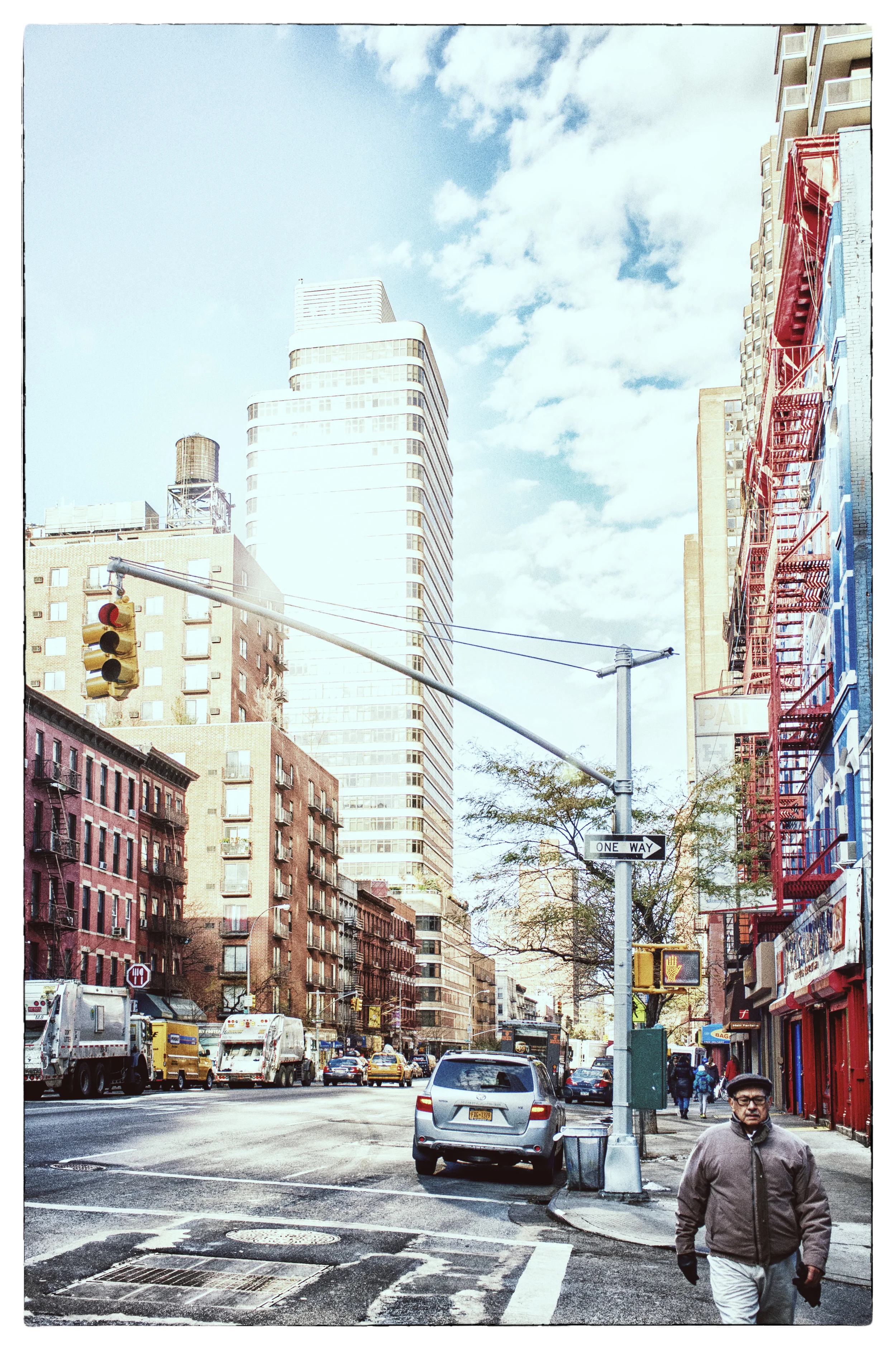 Bright colors of the city
