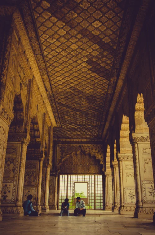 Diwan-i-Khas (Hall of Private Audiences) is the most expensive building in the Red Fort