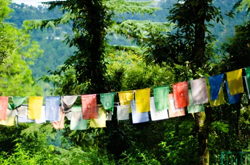 Buddhist prayer flags