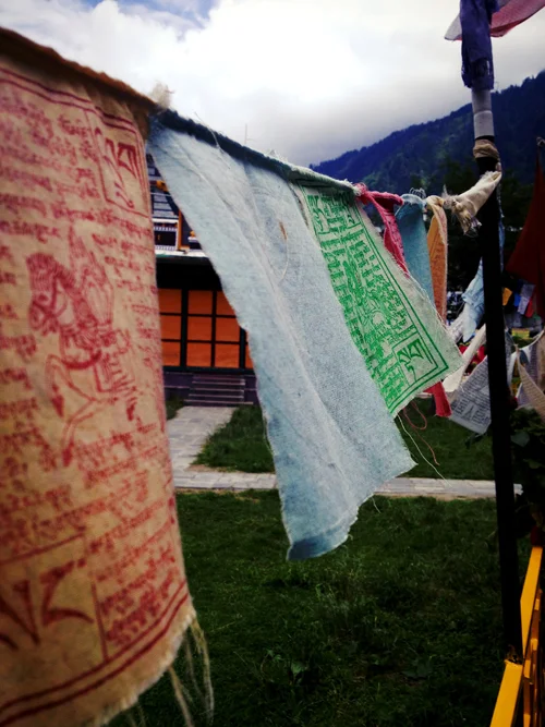 Tibetan prayer flags