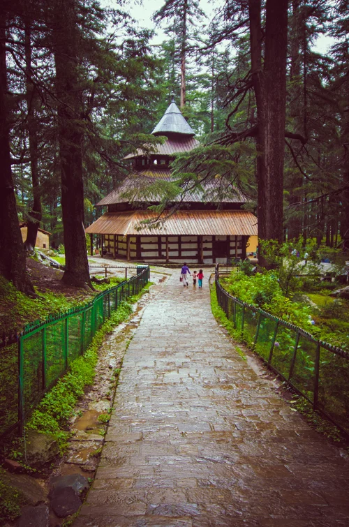 Looking back toward Hidimba Devi