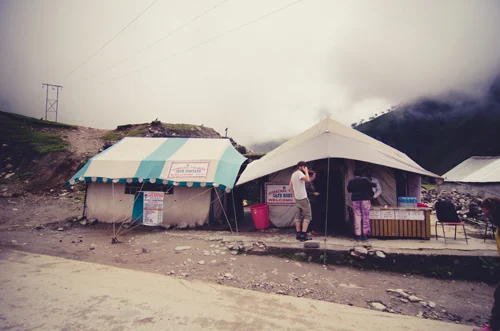 Our first pit stop for chai