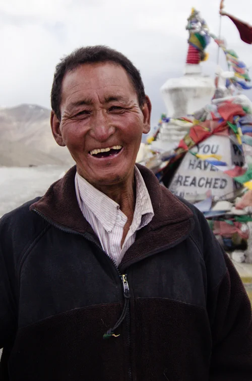 Man selling chai at Taglang La mountain pass