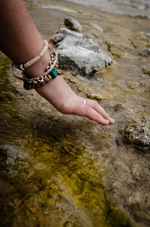 Panamik hot spring