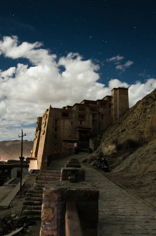 Leh Palace by night