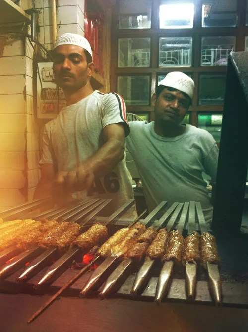 The kebab department at Karim's