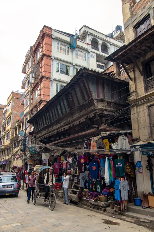 Apparently this old building owns the oldest windows in Kathmandu 