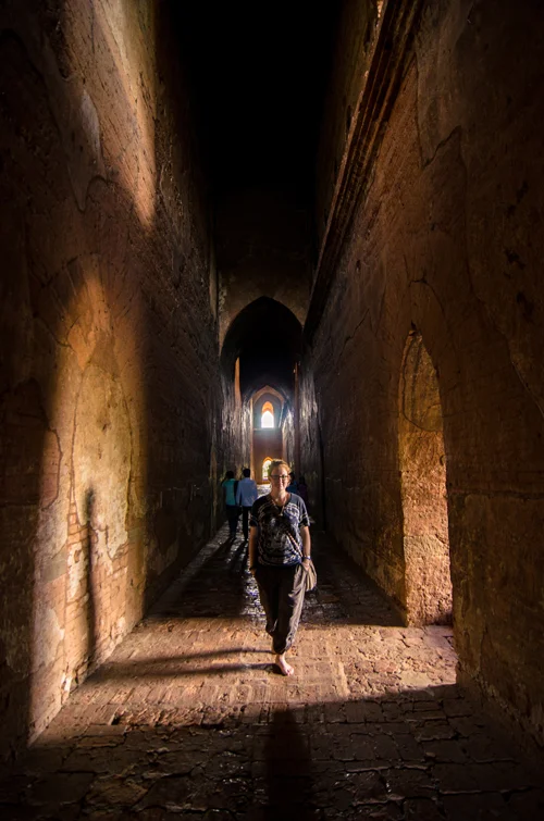 Walking barefoot through the cool stone hallways of the temples was a welcome retreat from the blistering sun outside.