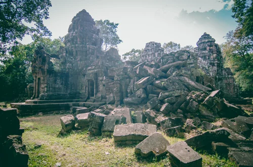 Preah Khan was once a university as well as a temple, and its cruciform structure makes it an incredibly easy place to get lost in