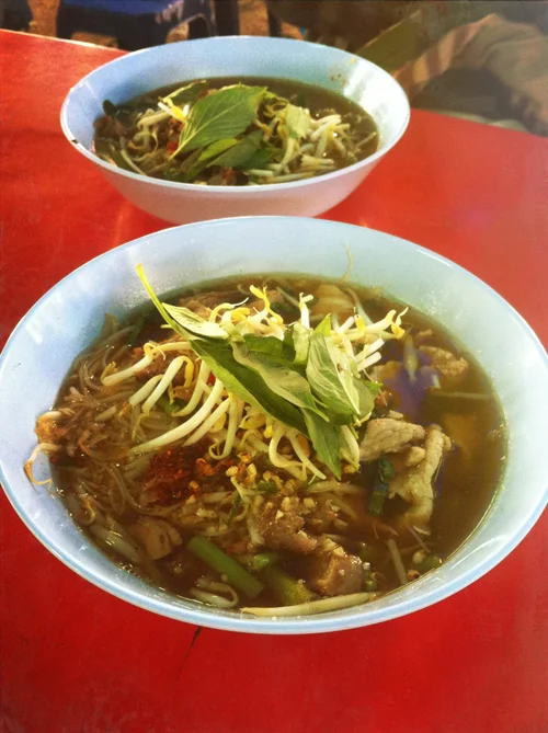 Noodle soup from the streets of Bangkok