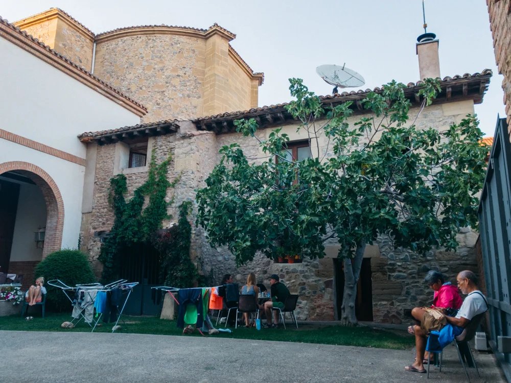 The Abbaye Cistercienne albergue in Santo Domingo de la Calzada