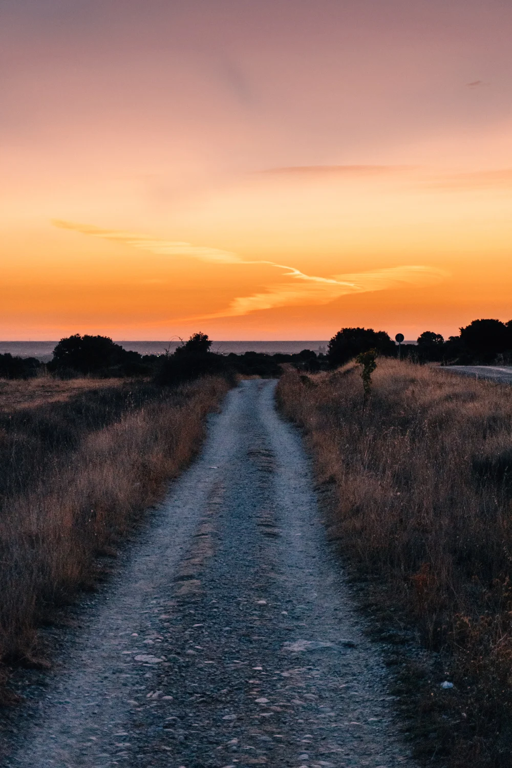 A stunning sunrise, somewhere along the Way