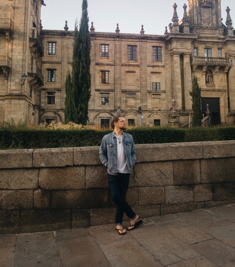 In Santiago de Compostela, the day after we arrived