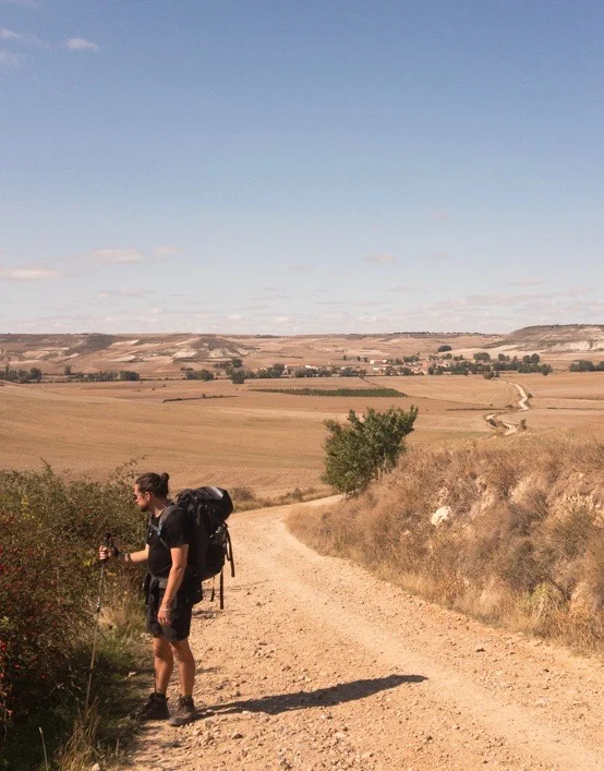 First day back on the road after time off for injury in Burgos