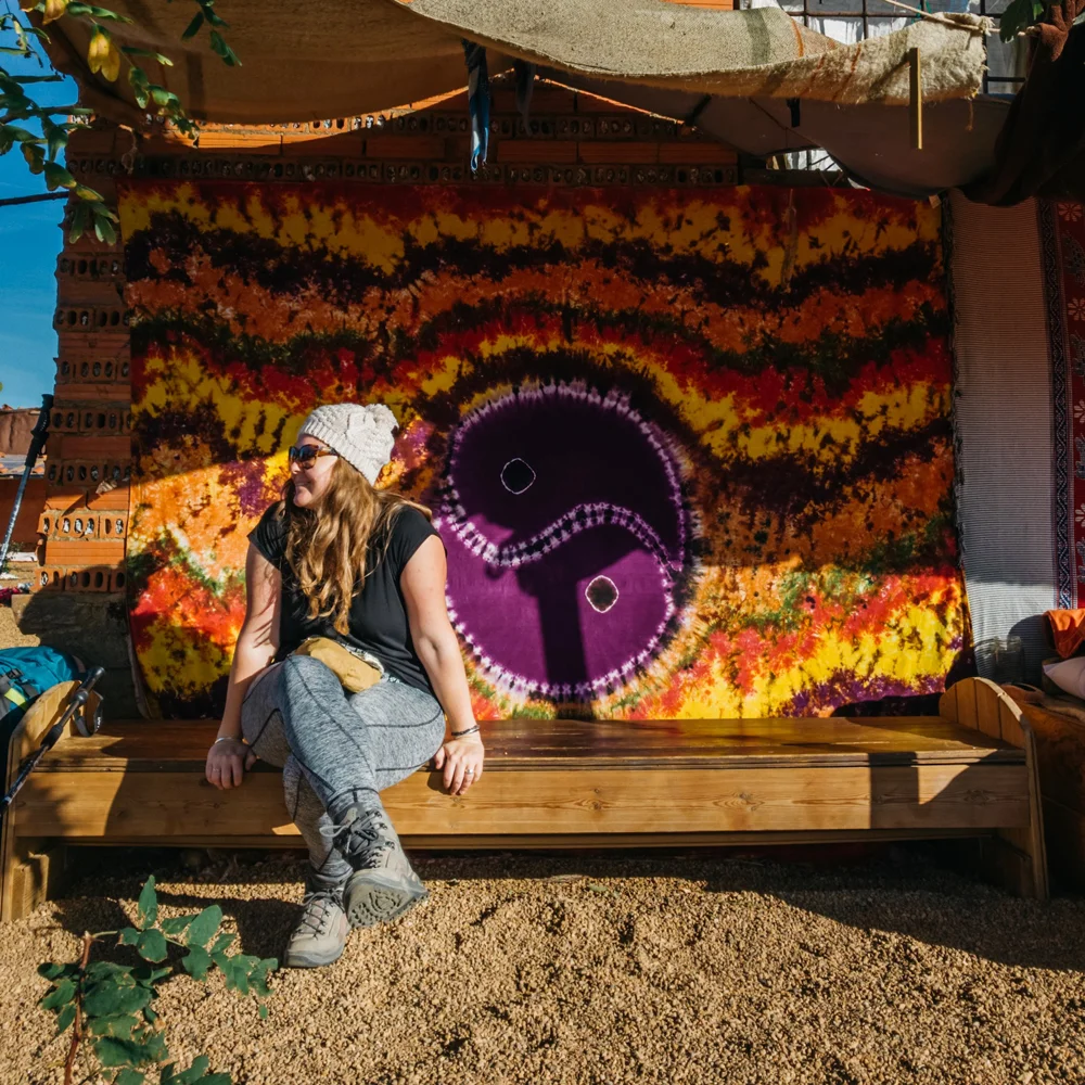 Feeling the love and the peace at La Casa de los Dioses, an amazing donation-based rest stop just before Astorga