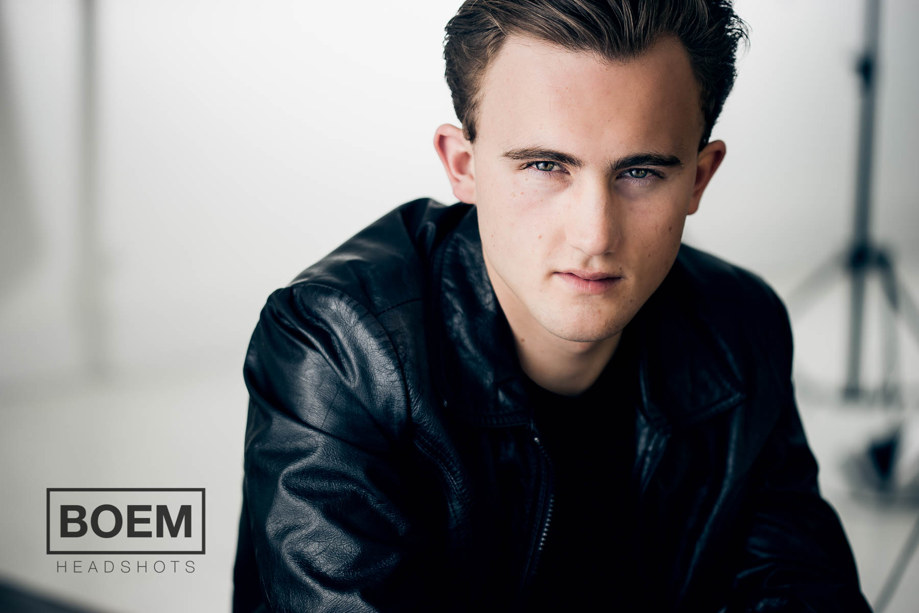 Ben was one of our first clients and he was in the studio today after 3 years and man has he changed! Such a powerful actor for his brand new headshots. This is one of the highlights of the headshot shoot today.