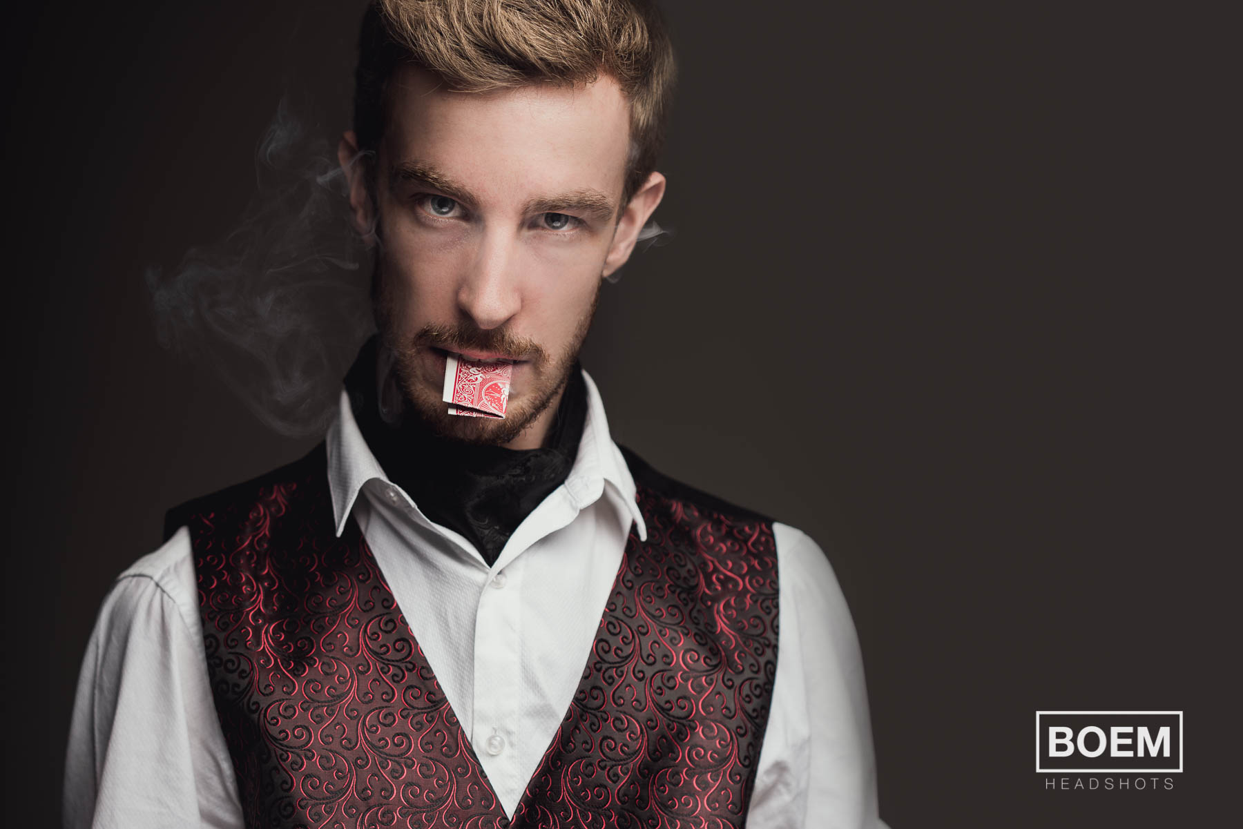 Jason is an awesome magician and performer here in adelaide who needed a few more styled images for his posters and marketing materials. This is actually a crop from a larger image and i just love the intimate feel of this headshot.