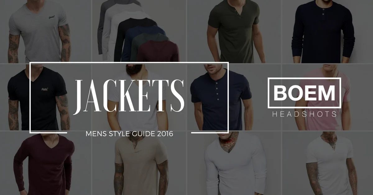 A great, fitted jacket can't be beat. Don't forget to pack this one for your headshot session. Images found on ASOS.com