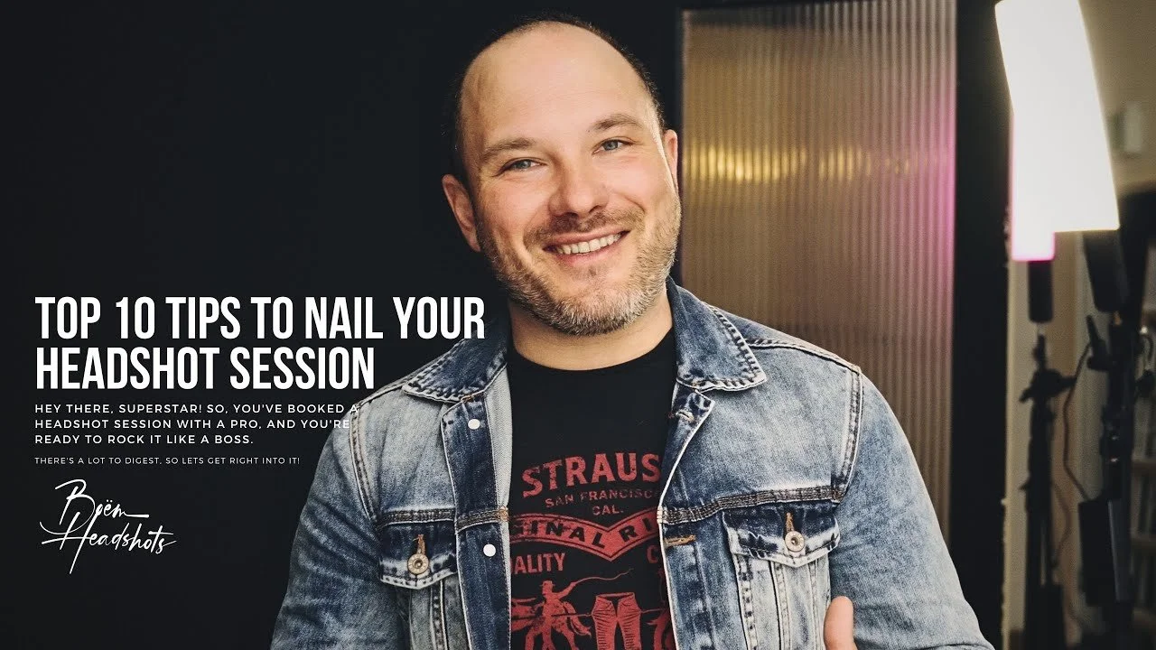 10 ways to nail your Headshot Session with us