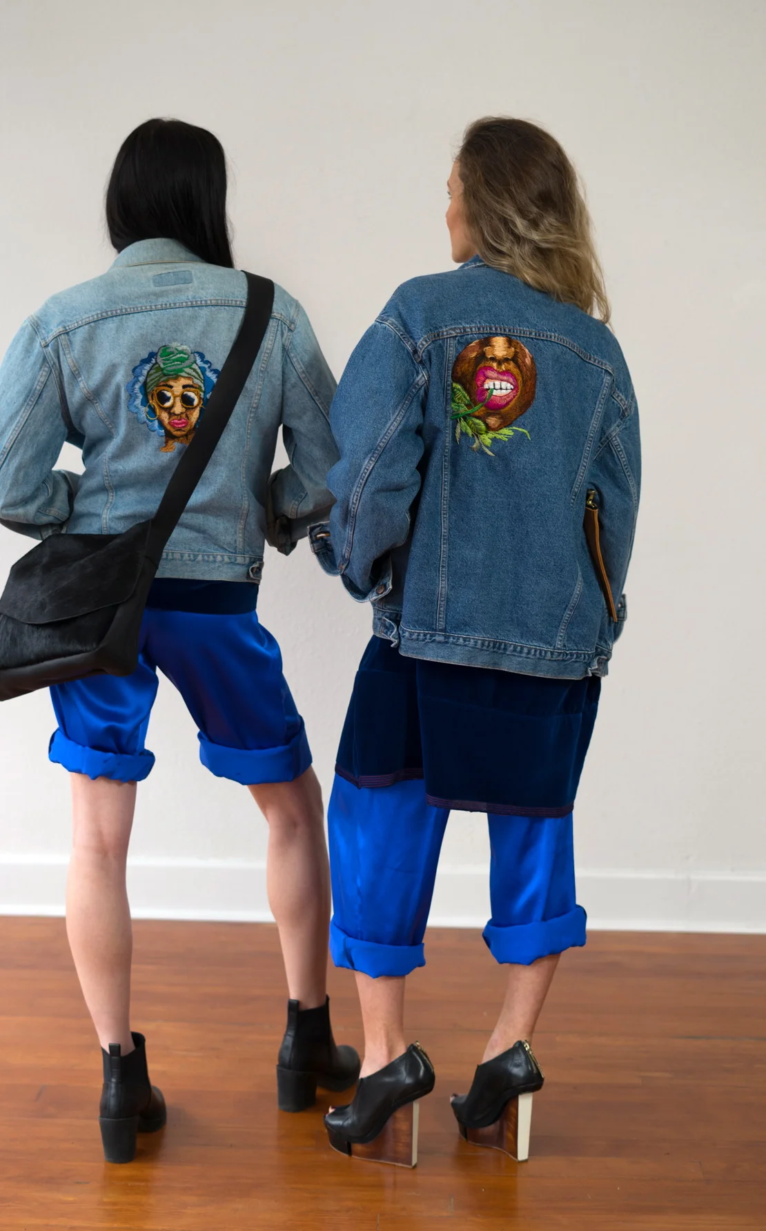 Embroidered Vintage Jean Jackets — F I 