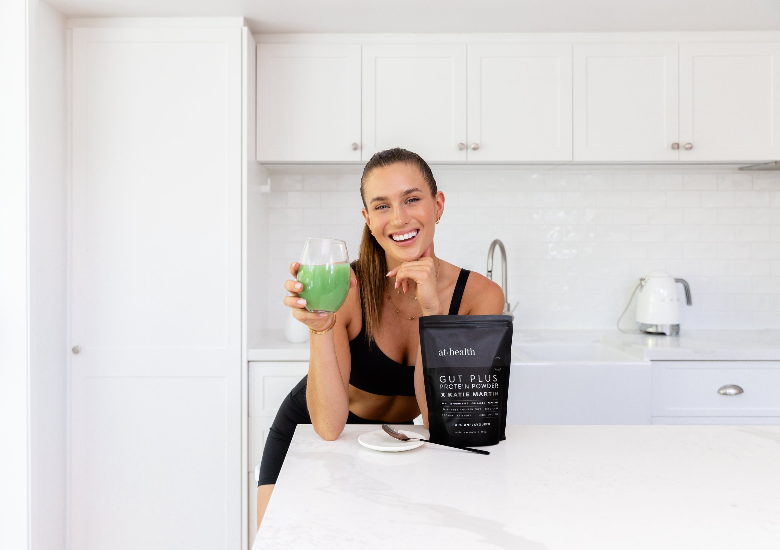 Katie Martin + At Health Protein Powder