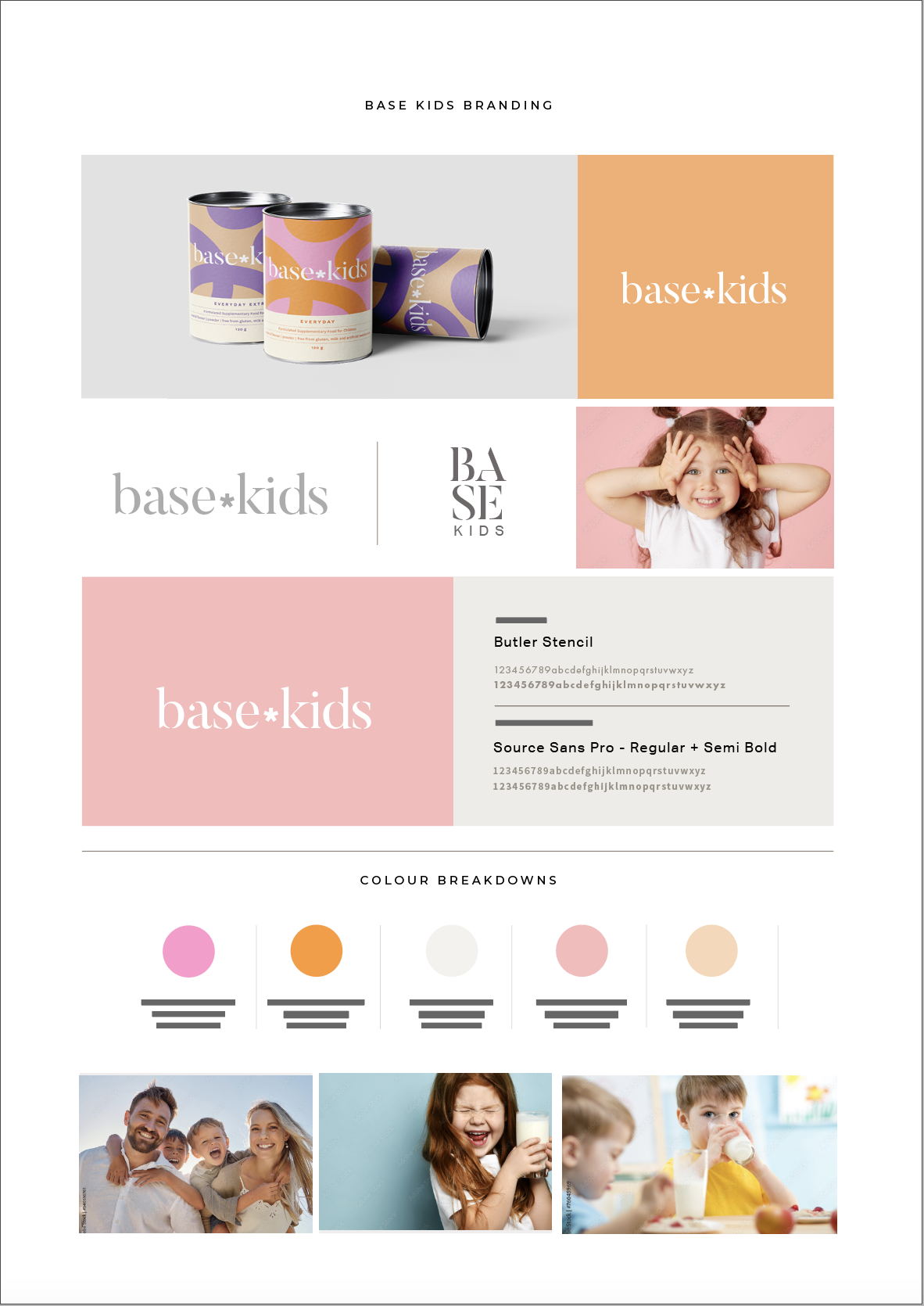 Base Kids_Packaging/Website Design