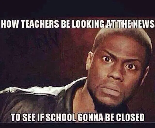 Monday's Meme: About Snowdays