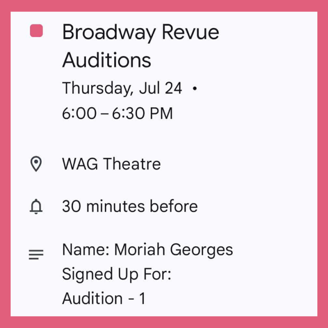 07.24.25 | Auditioning