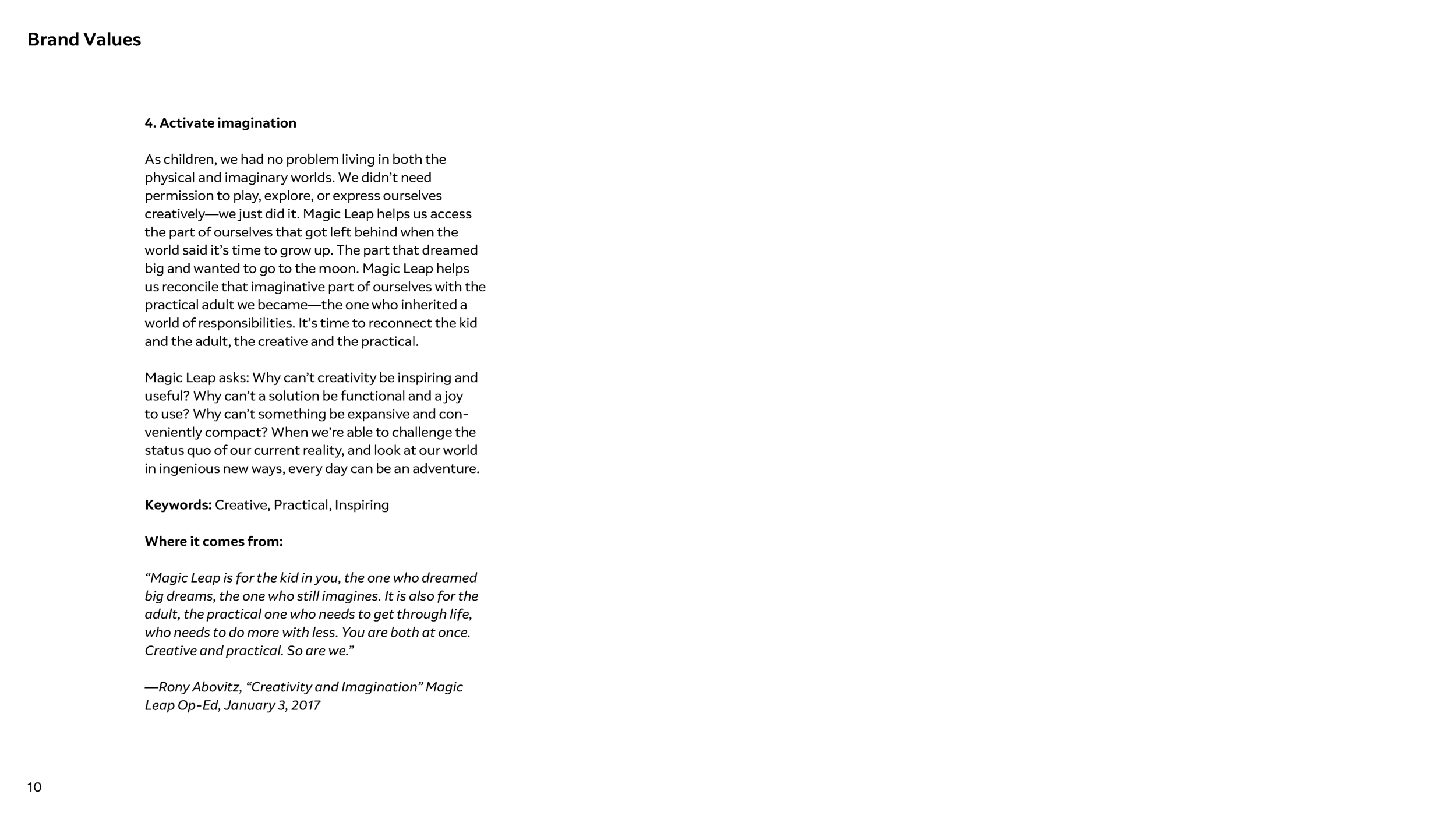 Magic Leap Brand Guidelines